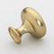 Gliderite Hardware 1-1/8 in. Brass Gold Classic Round Cabinet Knob, 10PK 5411-BG-10 - alternate 3